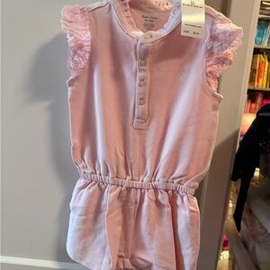 Ralph Lauren Pink Polo Romper